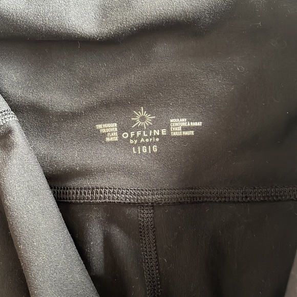 Aerie fold down flared leggings - Picture 4 of 8